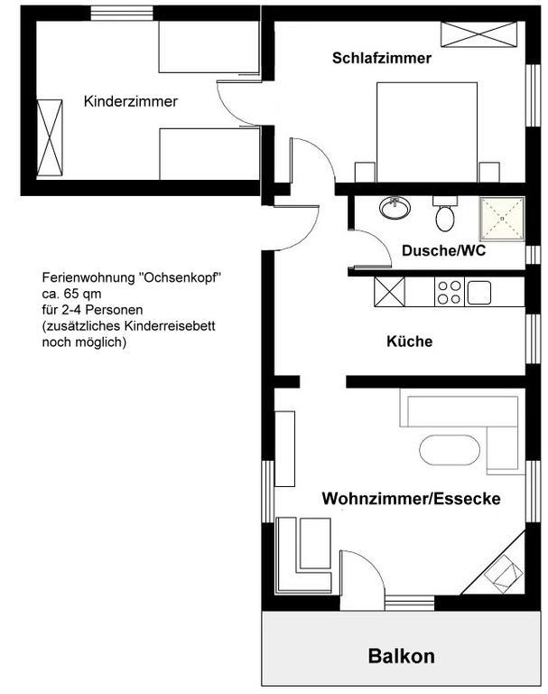 Haus Rosenbuehl Bed and Breakfast Warmensteinach Exteriör bild